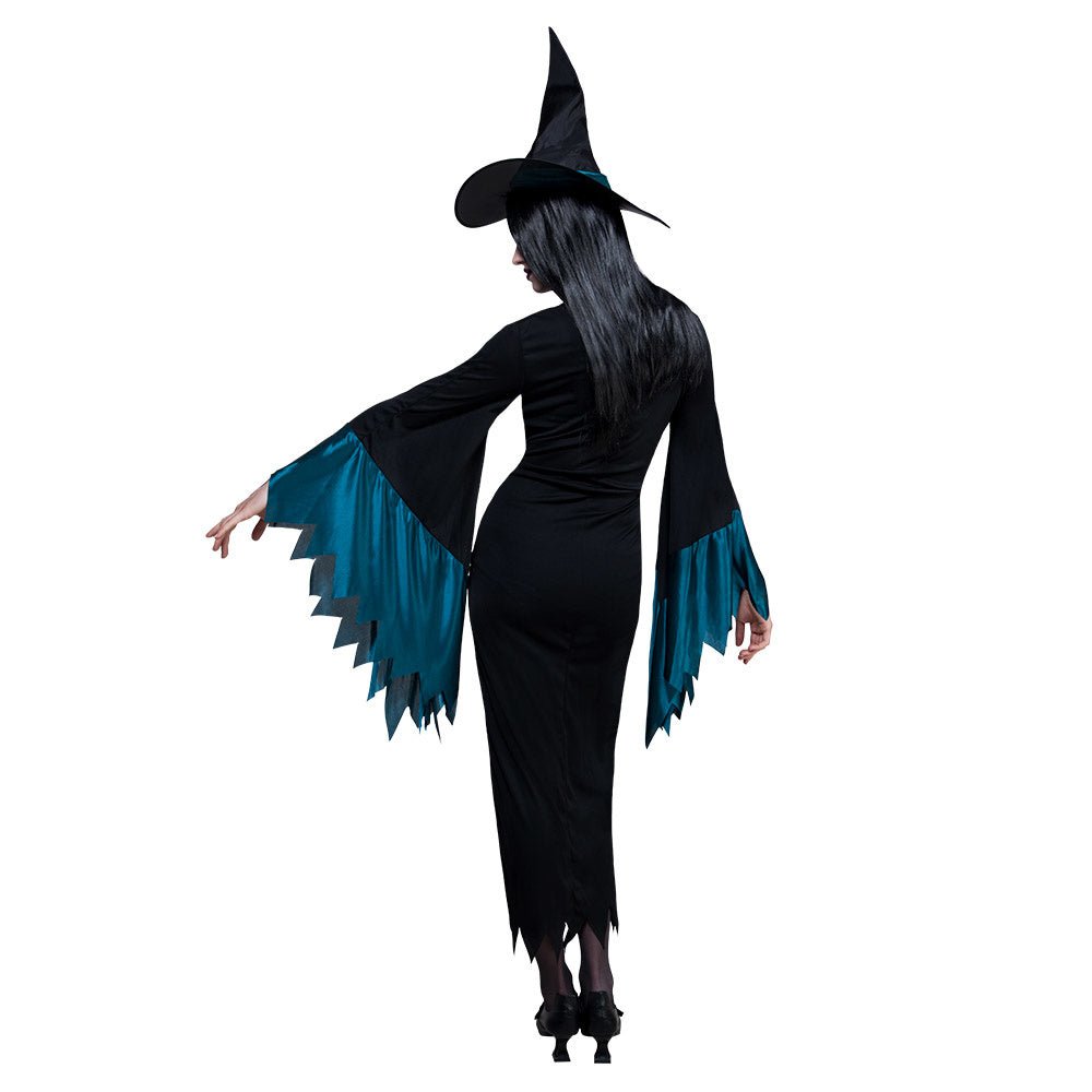 Halloween Heks Kostuum Lichtblauw M