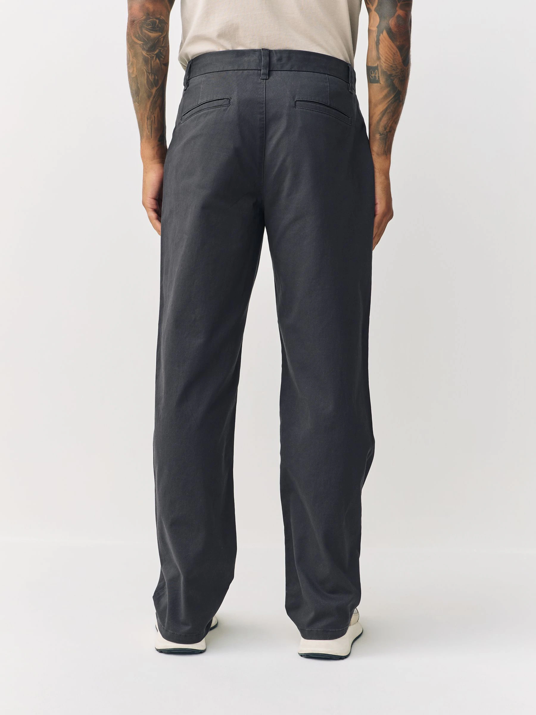 Grijs - Relaxed fit - Stretchy chino
