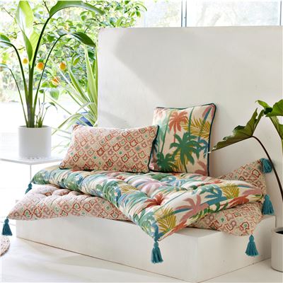 Futon motif géométrique - BECQUET CRÉATION