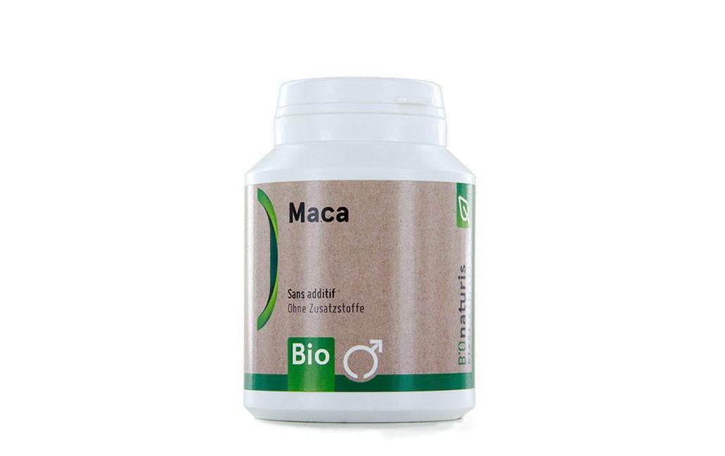Bio Maca 350 mg 120 KapselnVeganes Macapulver als Nahrungsergänzung