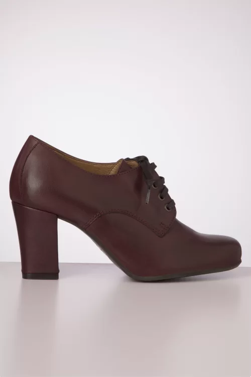 Miz Mooz Hunny shoe booties in bordeauxrood