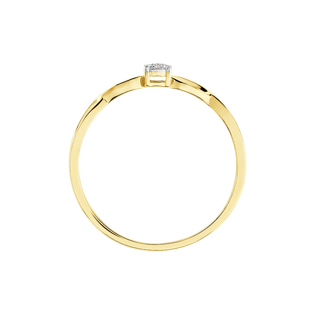 Bague Farila Or Jaune Diamant