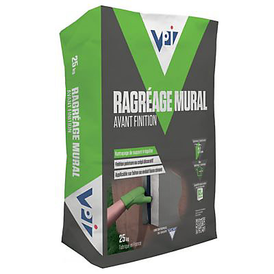 Ragréage mural VPI 25kg avant finition