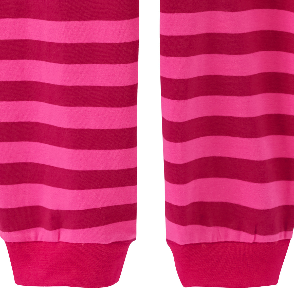 Topomini Baby Jogginghose mit Streifen pink / dunkelpink