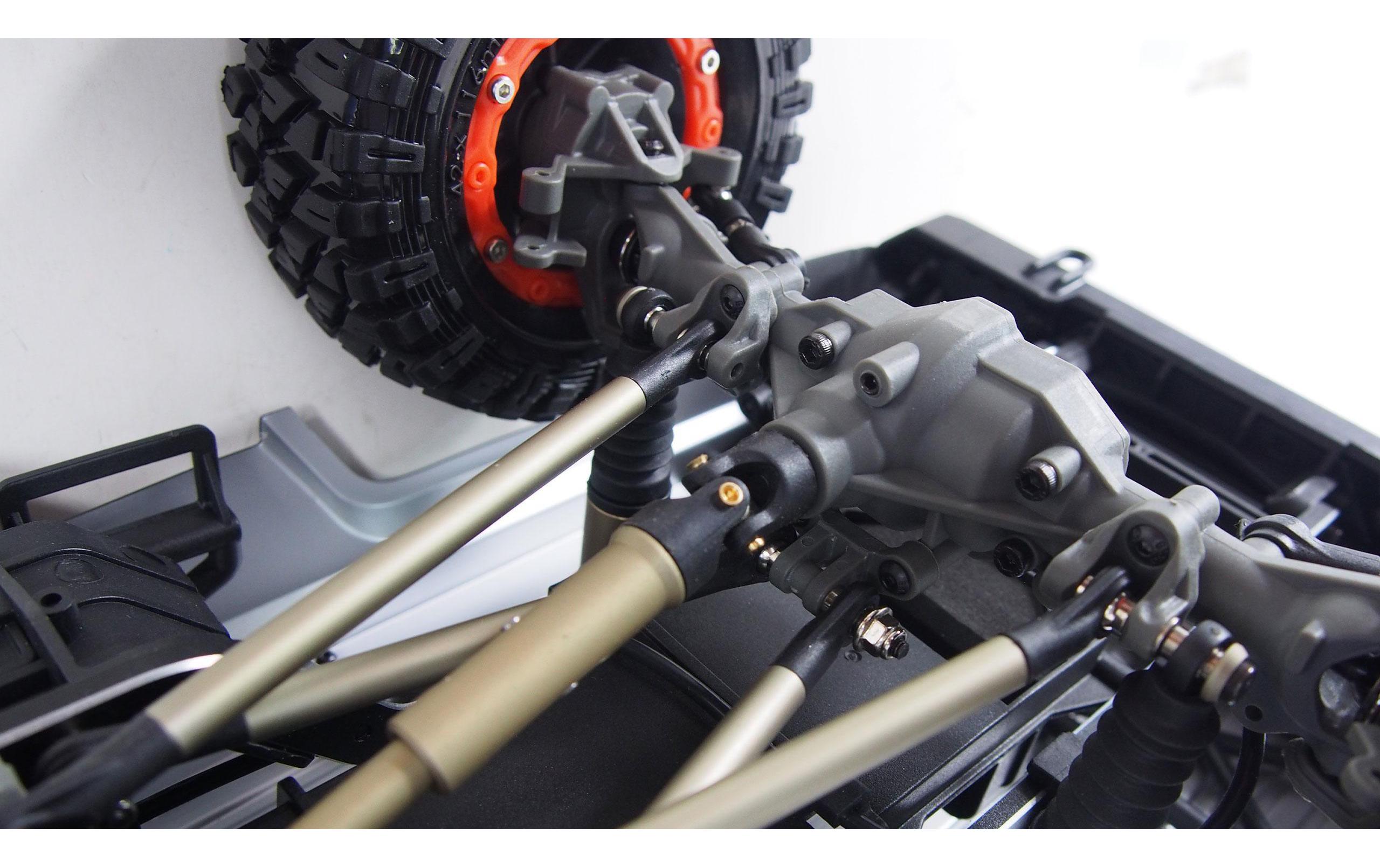 Scale Crawler AMXRock RCX10P Pro Weiss, ARTR, 1:10<br>Rockcrawler mit Differntialsperren, 2-Gang Getriebe und Portalachsen