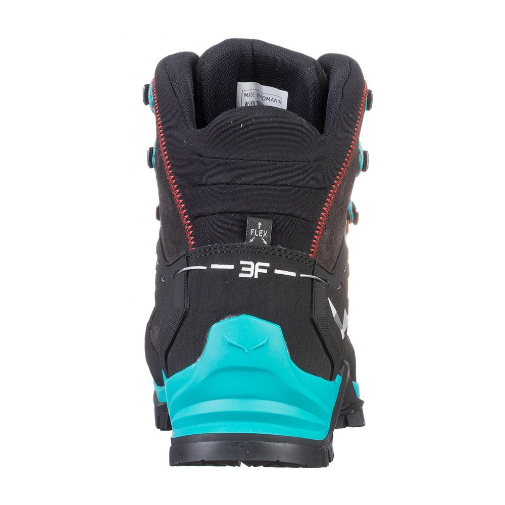 Salewa TRAINER MID GTX® - Chaussures approche Femme magnet/viridian green