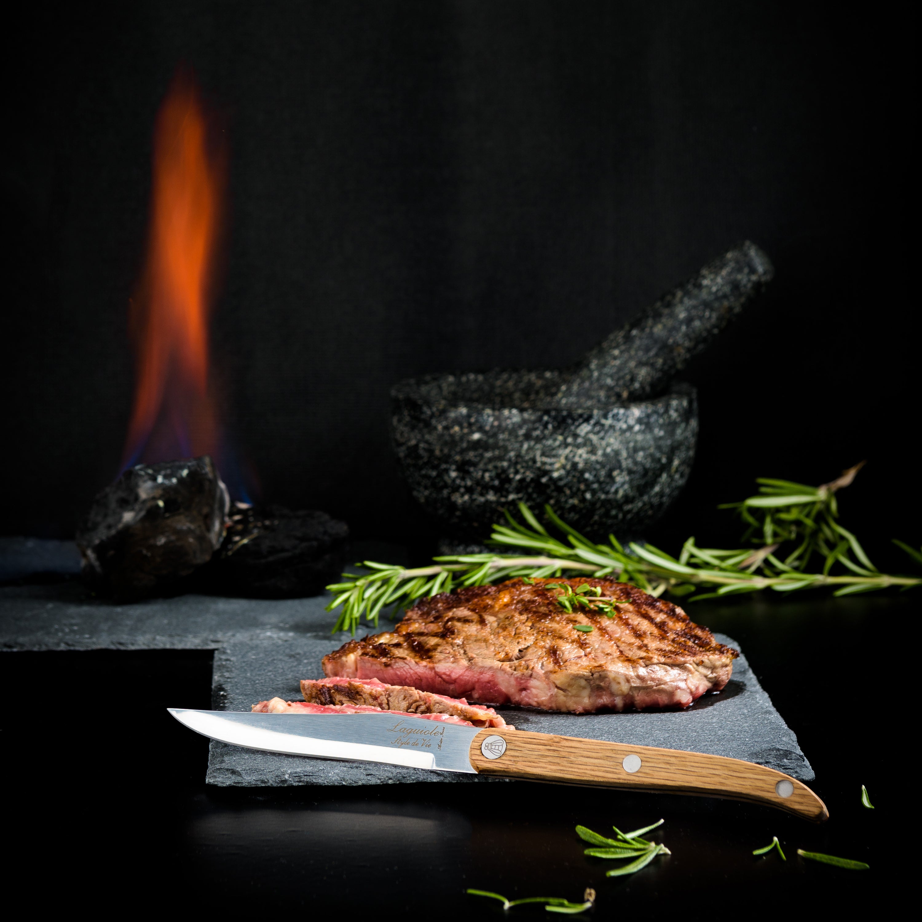 Laguiole Style de Vie Innovation Line Steakmessen 6 st.
