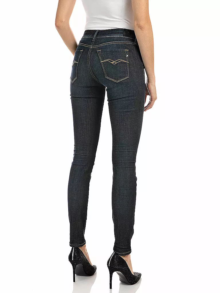 REPLAY Jeans Skinny Fit New Luz Hyperflex Re-Used blau