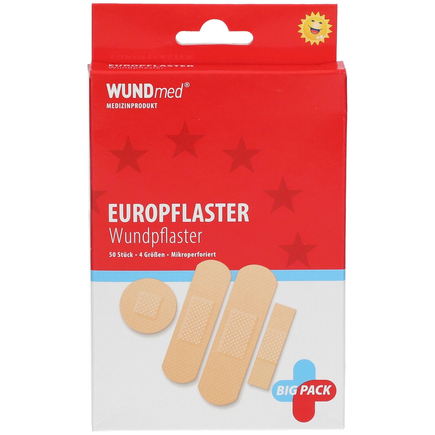 WUNDmed® Wund-Pflaster luftdurchlässig+wasserfest 4 Größen