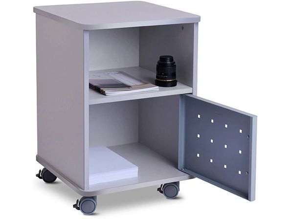 Rocada Multifunktionaler Wagen Rocada Mobiler Bürowagen mit 2 Fächern, ideal für Drucker und Zubehör