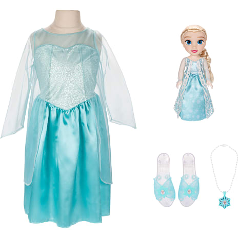 Frozen Elsa dukke med tøj og tilbehør