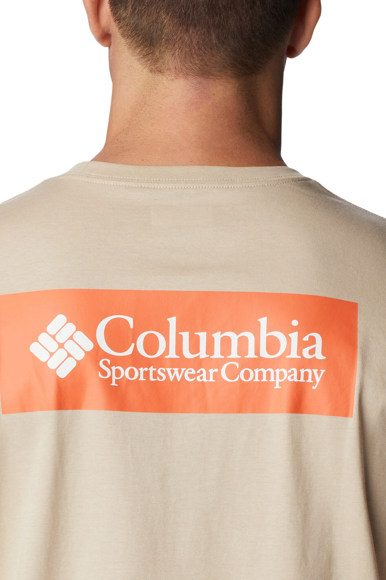 Camiseta masculina Columbia North Cascades™ de manga curta - Bege