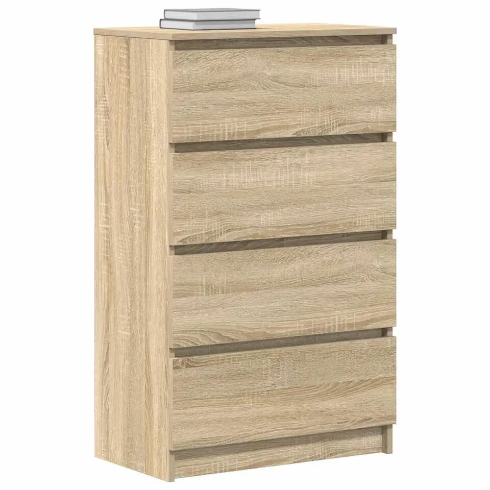 vidaXL - Dressoir - Bruin - Bewerkt hout