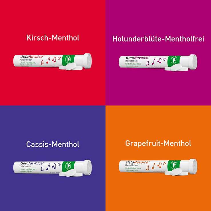 GeloRevoice Halstabletten Grapefruit-Menthol bei Heiserkeit & Stimmverlust, 3x20 St