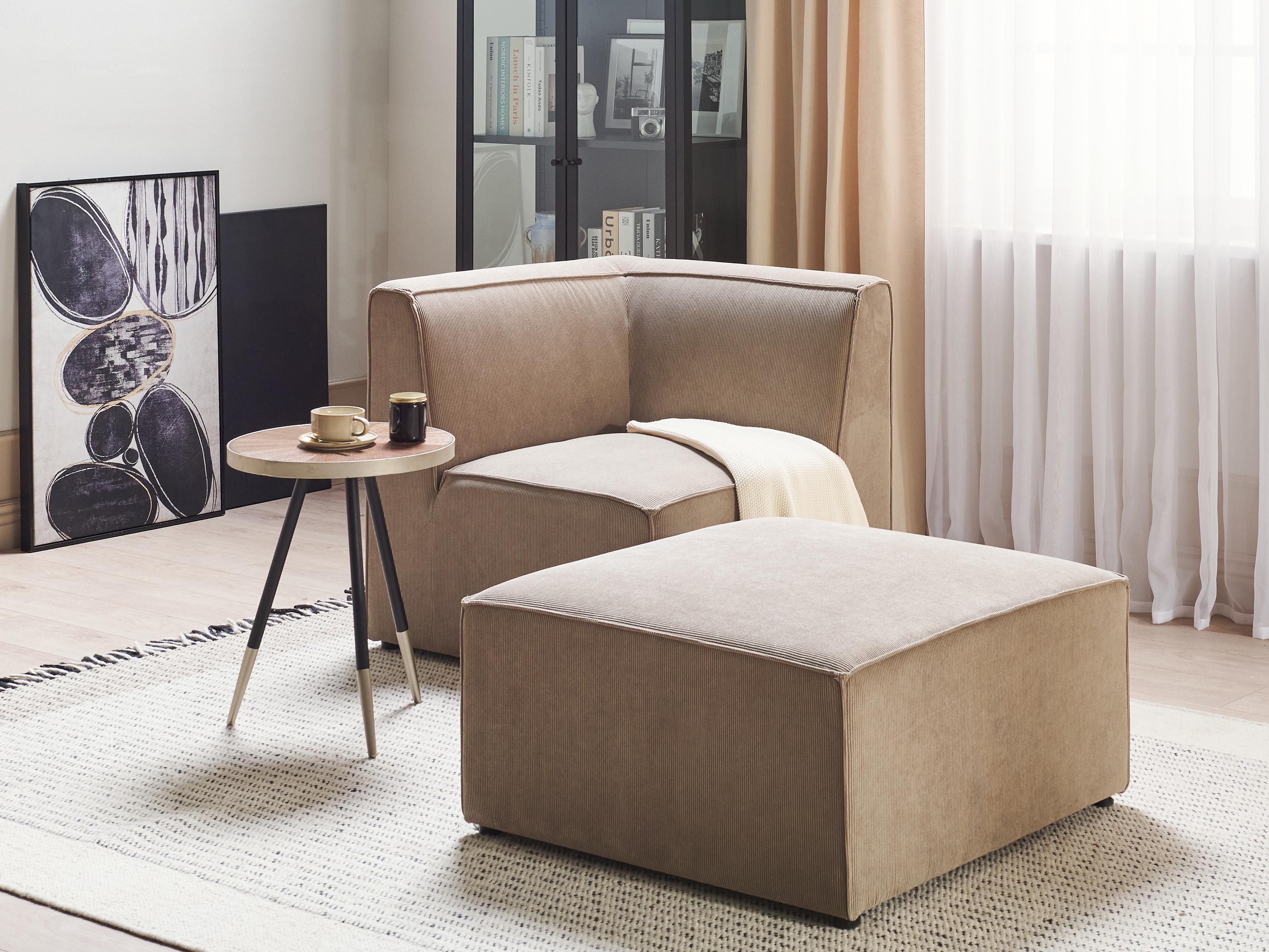 Hoekmodule LEMVIG Corduroy Taupe