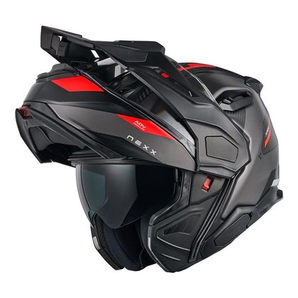Casque Nexx X.LIFECOUNTRY - TERRA - Gris / Rouge