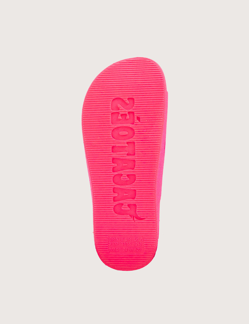 CACATOES SANDALES ENFANT NEON ROSE FLUO