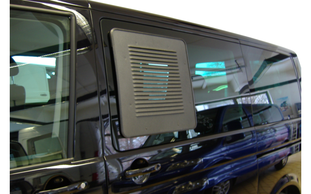 Hülsberg Lüftungsgitter Aluminium passend für VW Bus T6 Schiebefenster