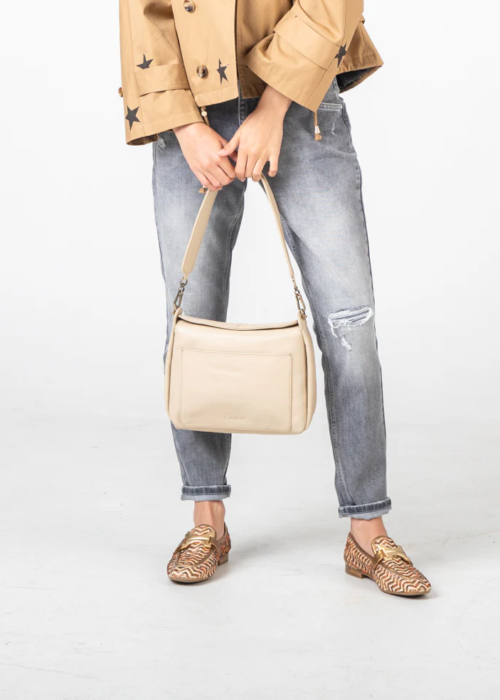 Chabo - Lucy Shoulder Bag - Creme