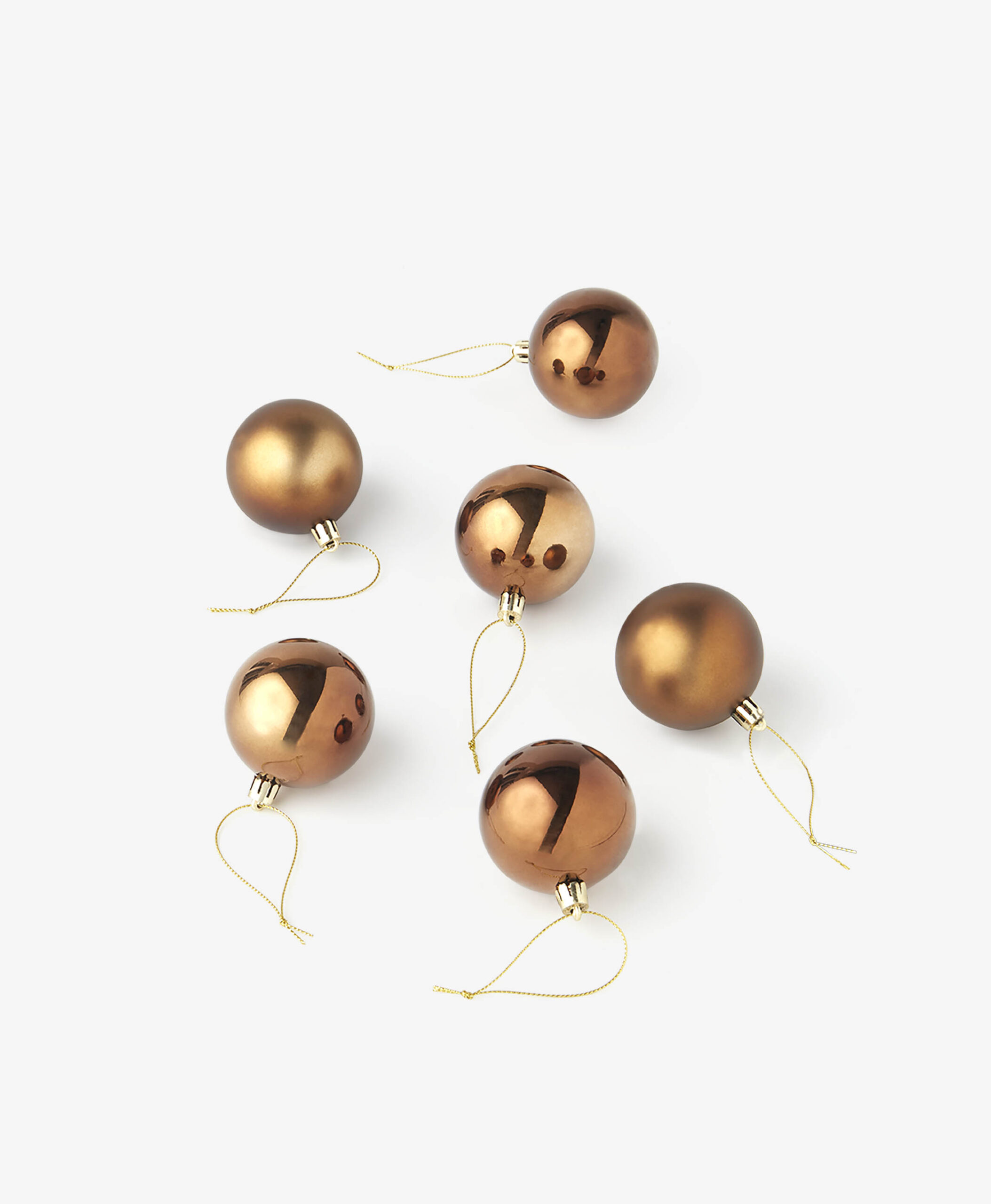 Weihnachtsbaumkugeln, 6er-Pack