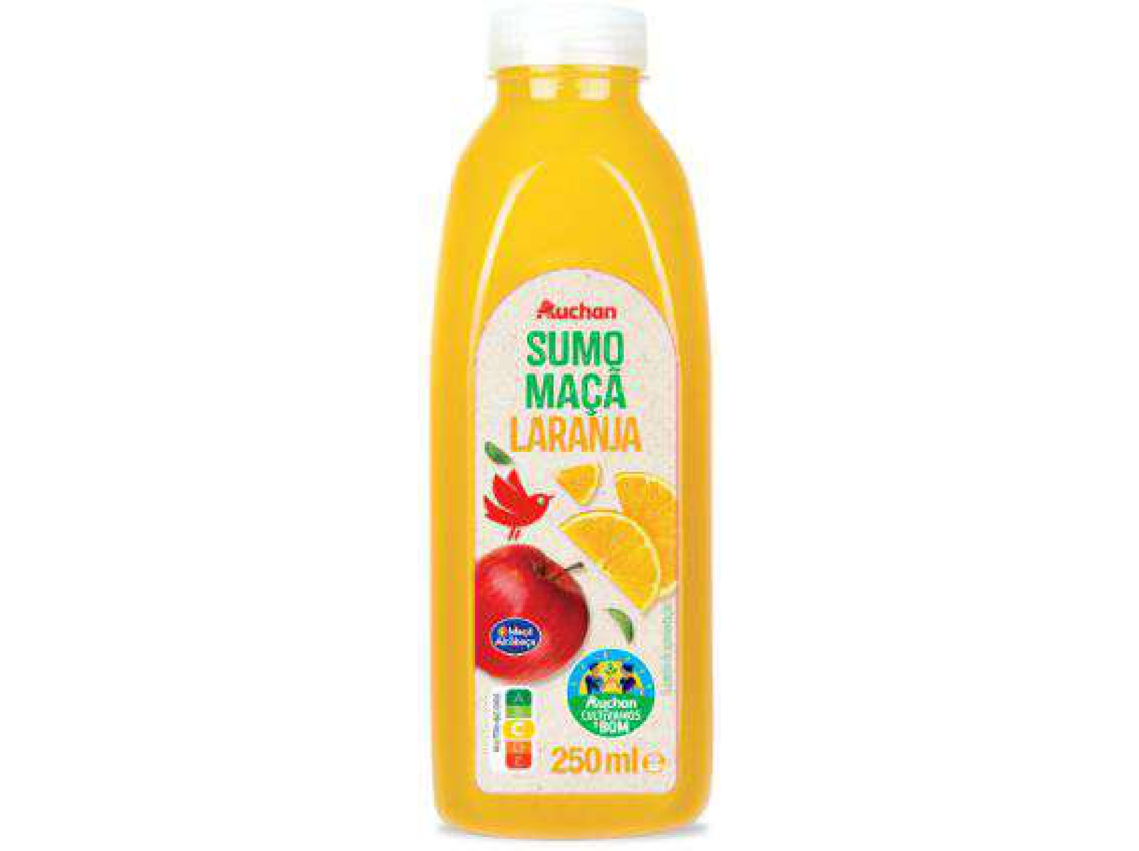 SUMO MAÃÃ LARANJA AUCHAN CULTIVAMOS O BOM 250 ML