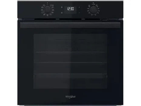 Whirlpool OMR58HU1B - Ovn - til indbygning - niche - bredde: 56 cm - dybde: 56 cm - højde: 58.3 cm - med selv-rengøring - Klasse A  - sort