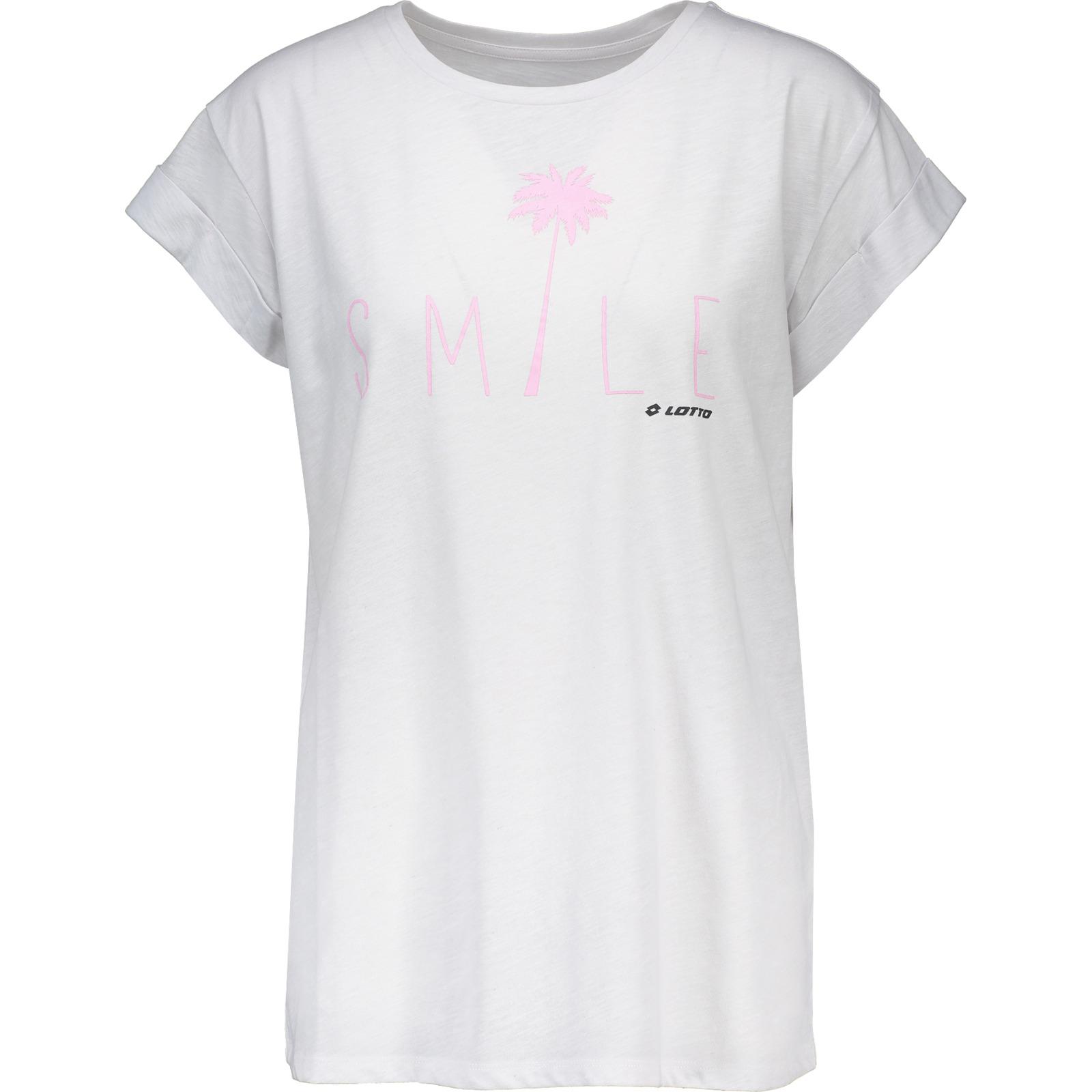 Lotto Damen-T-Shirt Smile L, schwarz