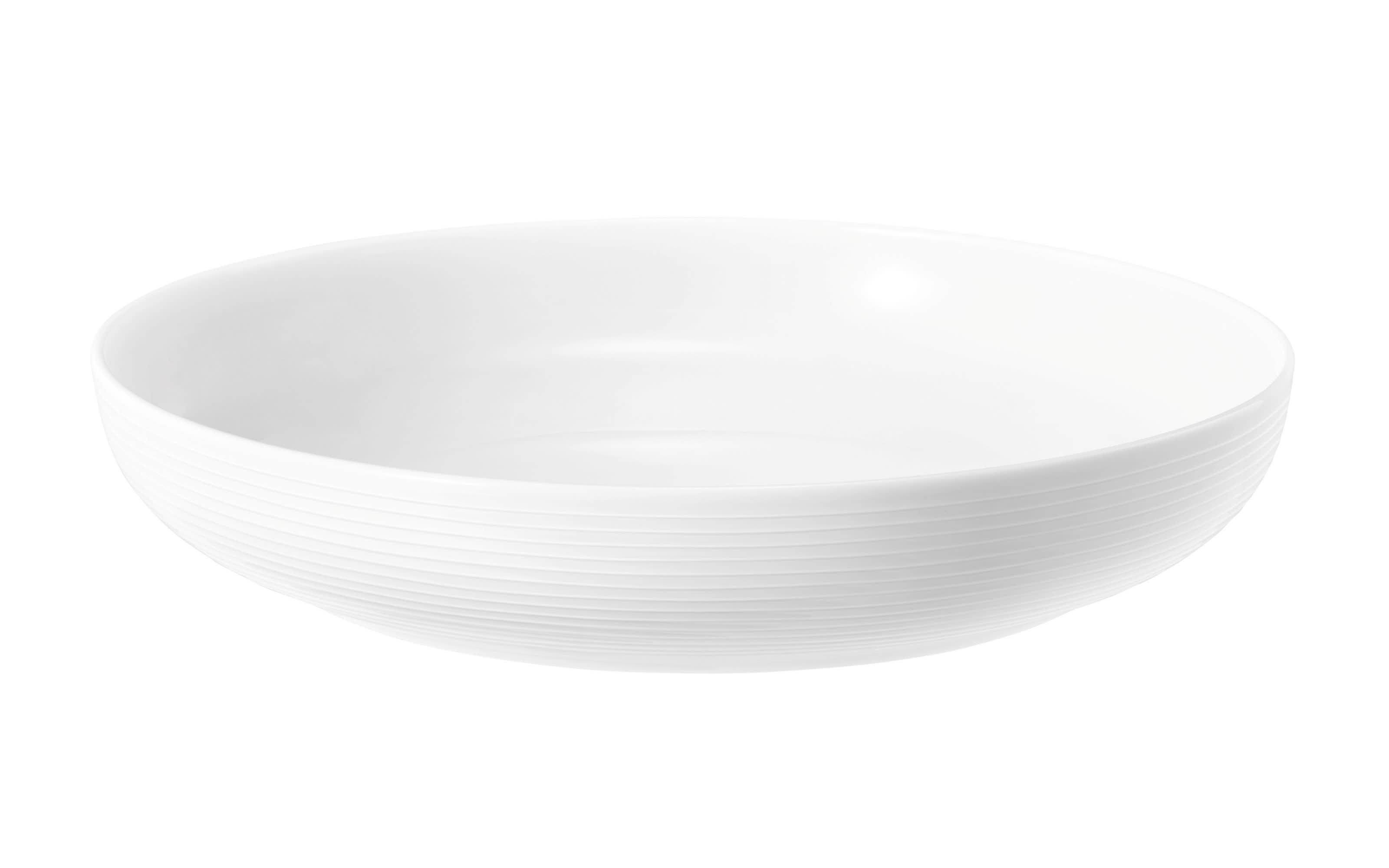 Foodbowl Beat in weiß uni, 25 cm