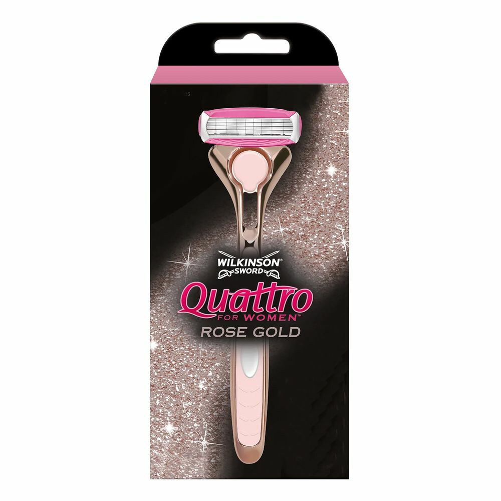 Wilkinson Quattro Scheermes Vrouwen Rose Gold