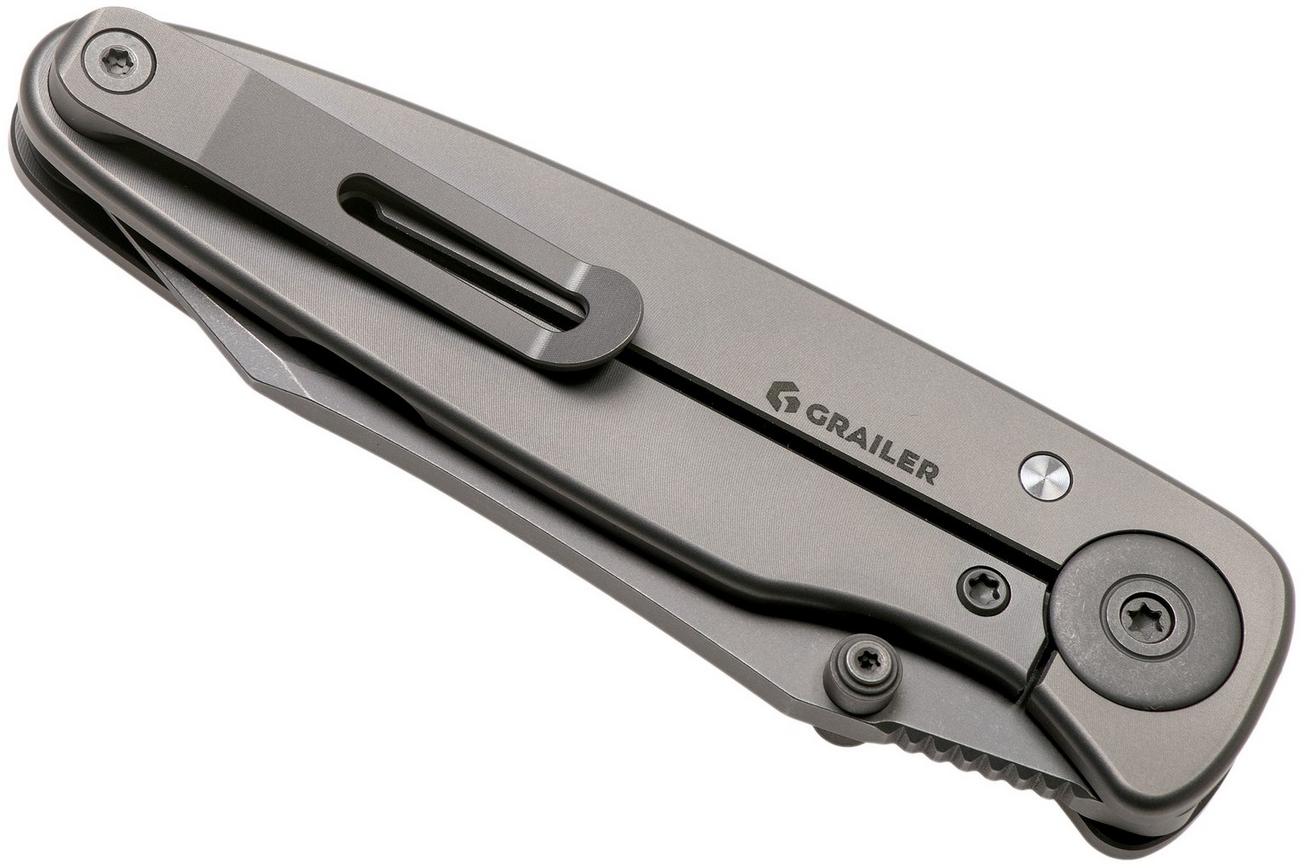 Grailer 3 Raffir Noble Inlay zakmes, Dirk de Wit design