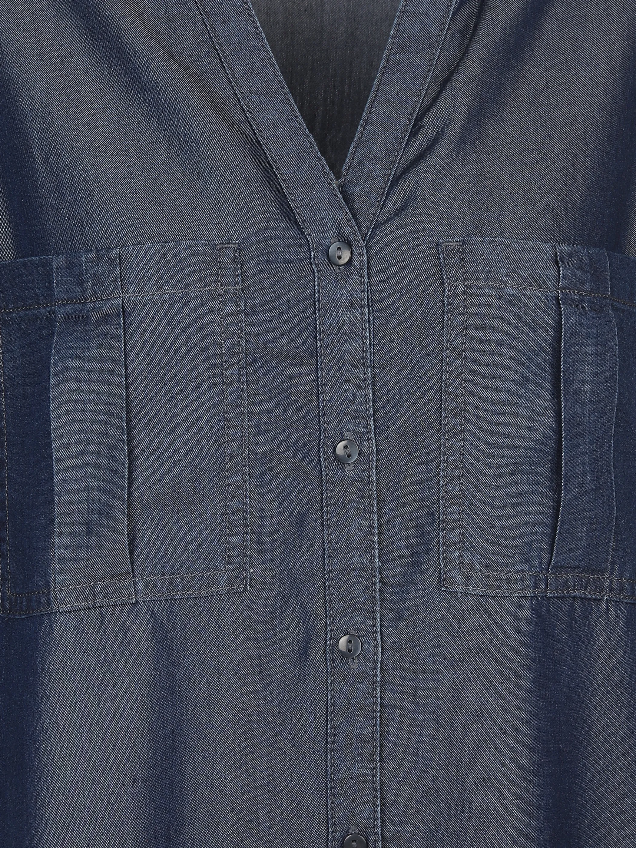 Damen Kleid in Jeansoptik