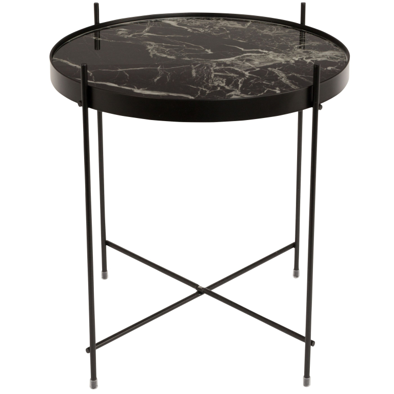 Zuiver Cupid Marble bijzettafel White 43
