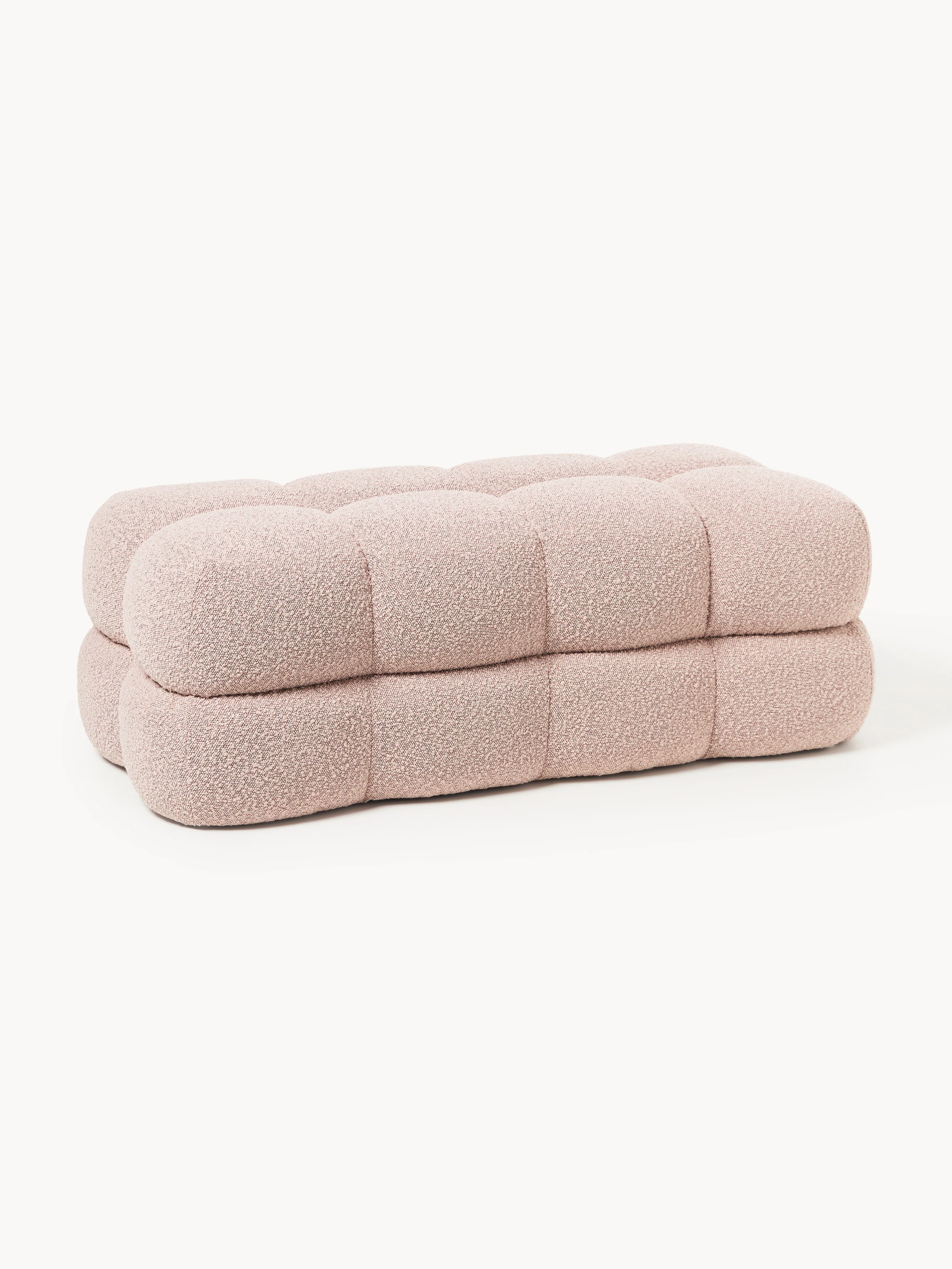 Gestoffeerde bouclé bank Ellie