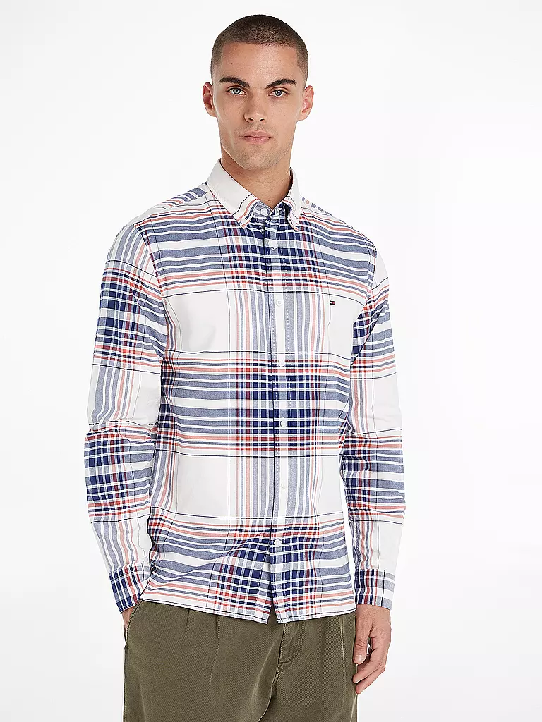 TOMMY HILFIGER Hemd Regular Fit  weiss