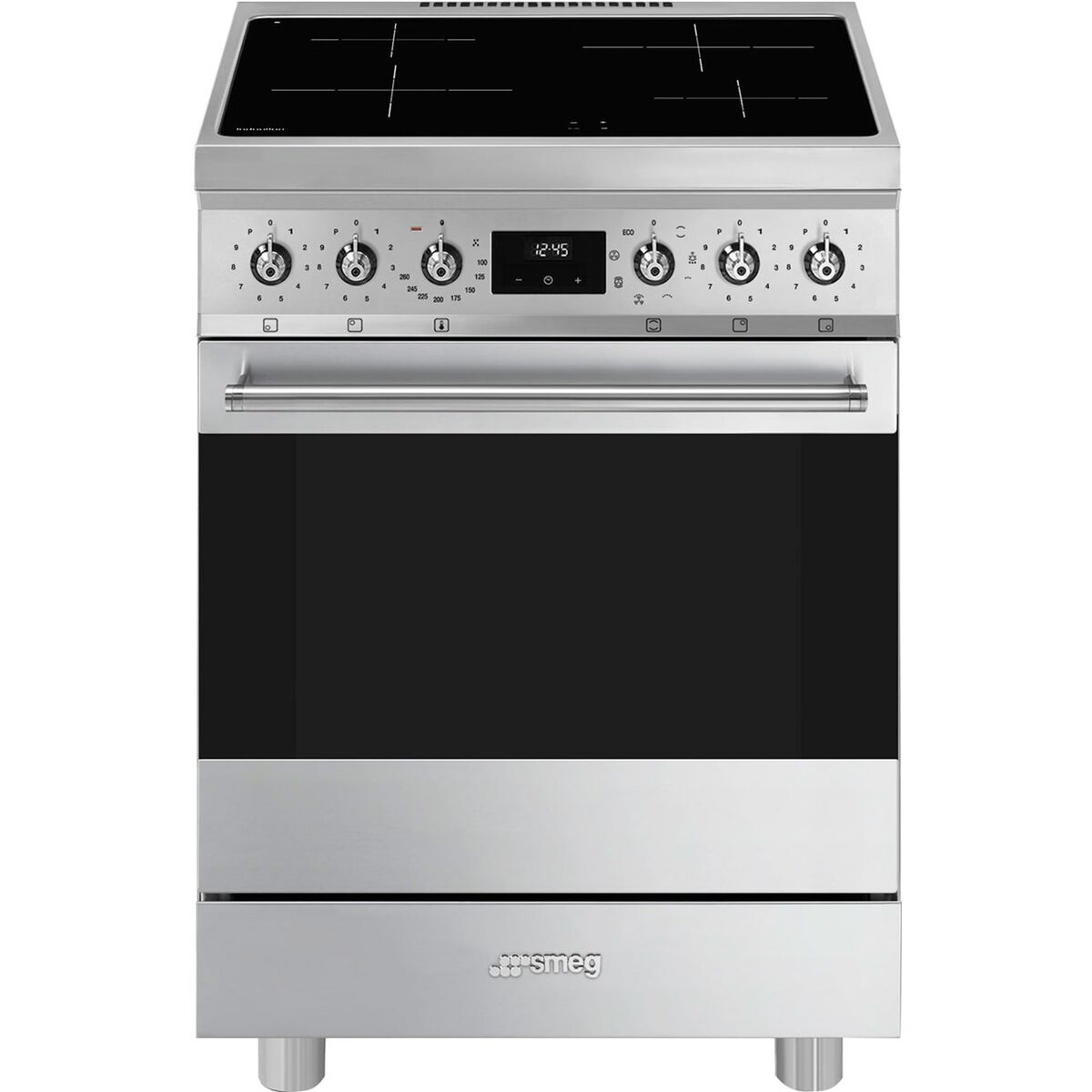 C6IMXM2 Induksjonskomfyr Classic 60 cm, rustfritt stål