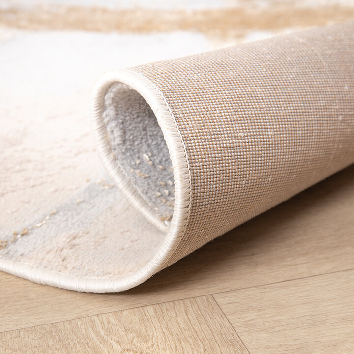 Marmer vloerkleed - Leonore Cotto Creme/Bruin
