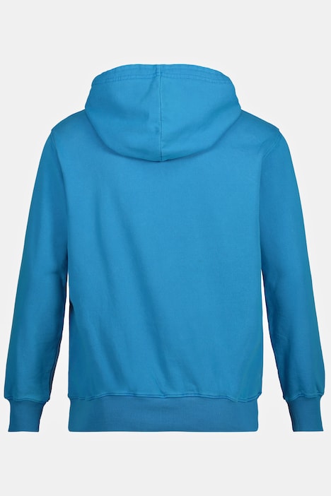 Hoodie, Vintage-Look, Kapuze, Brustprint, bis 8 XL