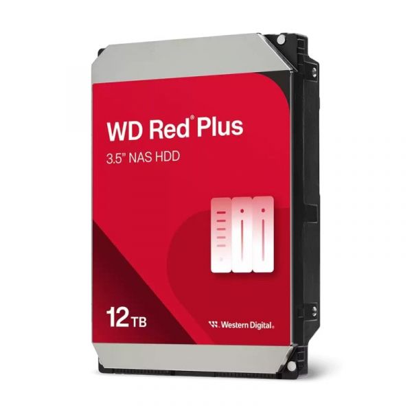 Western Digital Red Plus WD120EFGX NAS 12TB 7200rpm 260MB/s