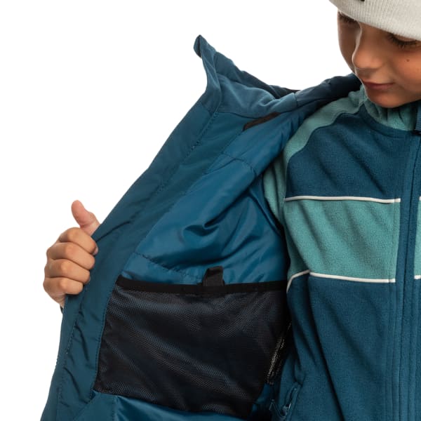 Veste de ski QUIKSILVER SIDE HIT YOUTH JK BRITTANY BRITTANY BLUE