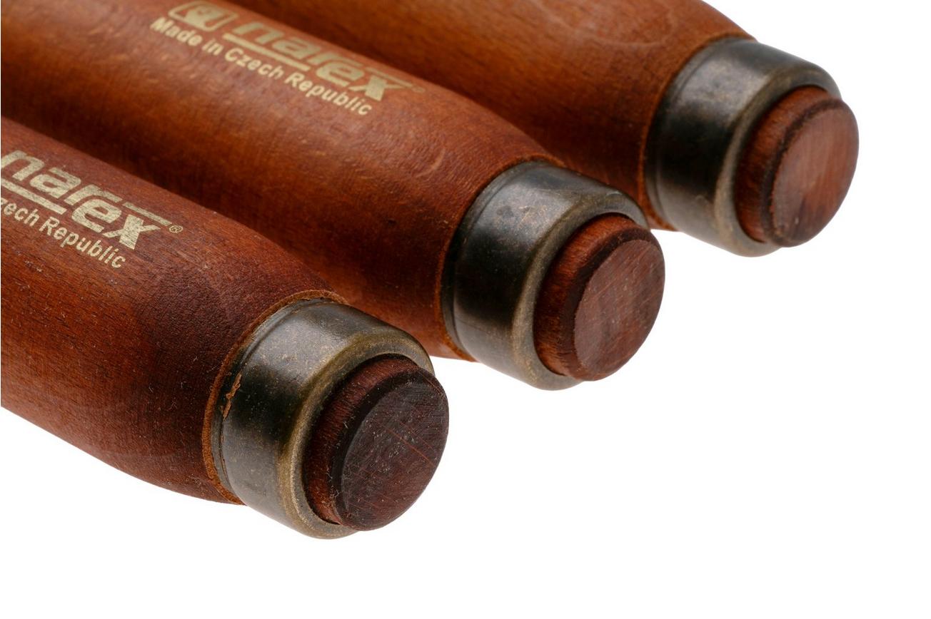 Narex Wood Line Plus Dovetail Chisel Set 852100, zwaluwstaartbeitelset 6-12-19 mm, 3-delig