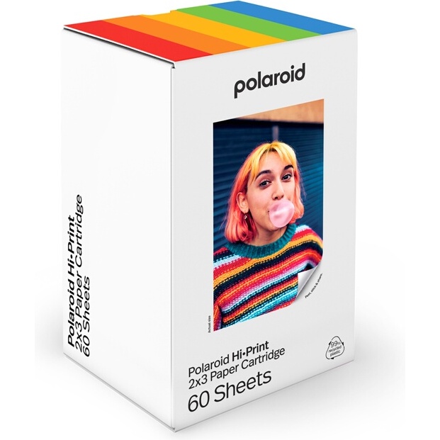 Consommable pour imprimante photo Polaroid Pack de 3 – Papier photo Hi-Print pour imprimante Hi-Print