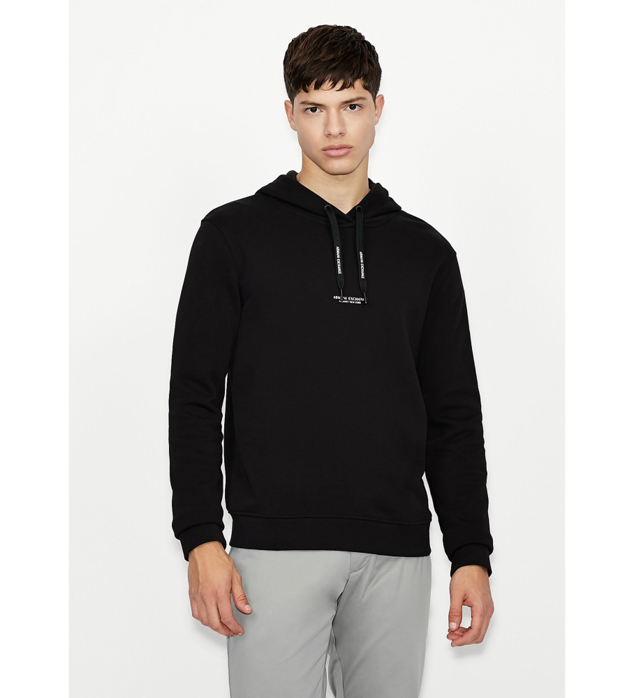 Moletom Armani Exchange com Logo Preto