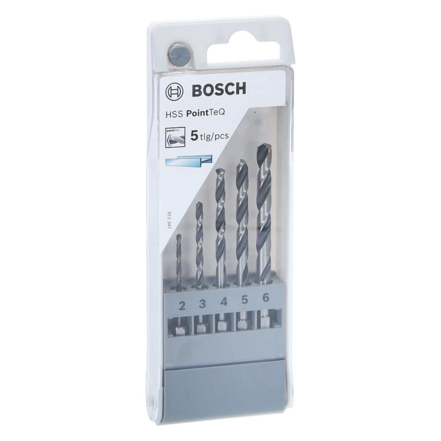 Bosch 2607002824 5-delige HSS PointTeQ Spirallboorset Met Zeskantschacht