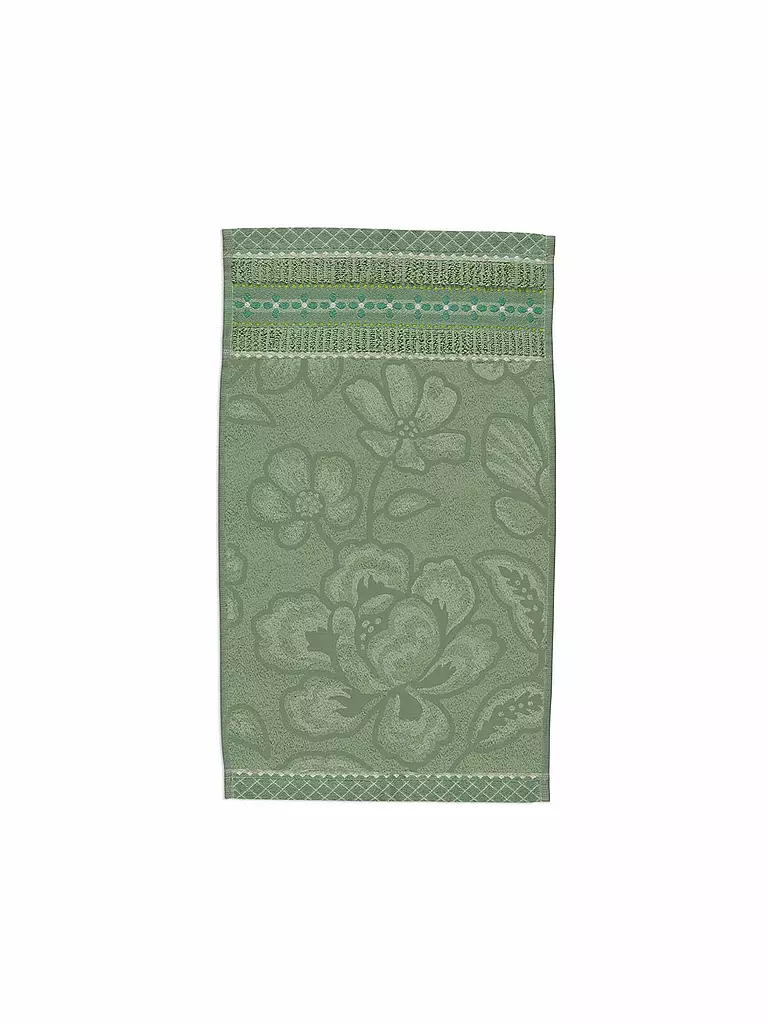 PIP STUDIO Gästetuch  JASMIN JACQUARD 30x50cm Green grün