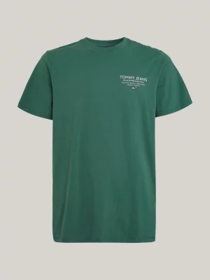 Camiseta Essencial Slim Fit com Estampa de Logo