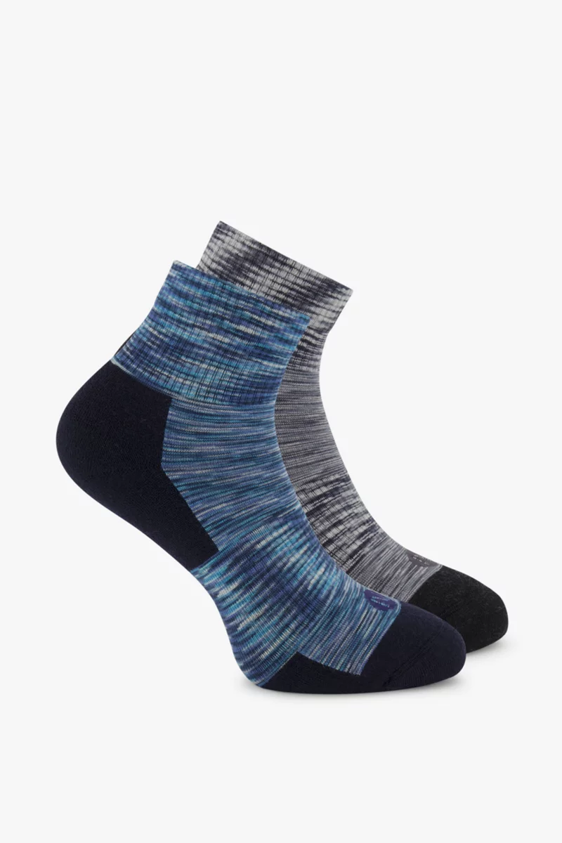 46 NORD 2-Pack Quarter 35-47 Herren Wandersocken