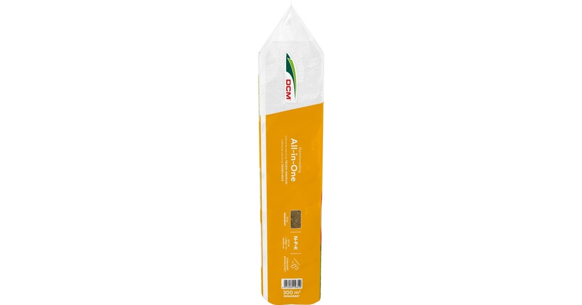 DCMGazonvoeding All-In-One 15 kg meststof  (Tot 300 m²)