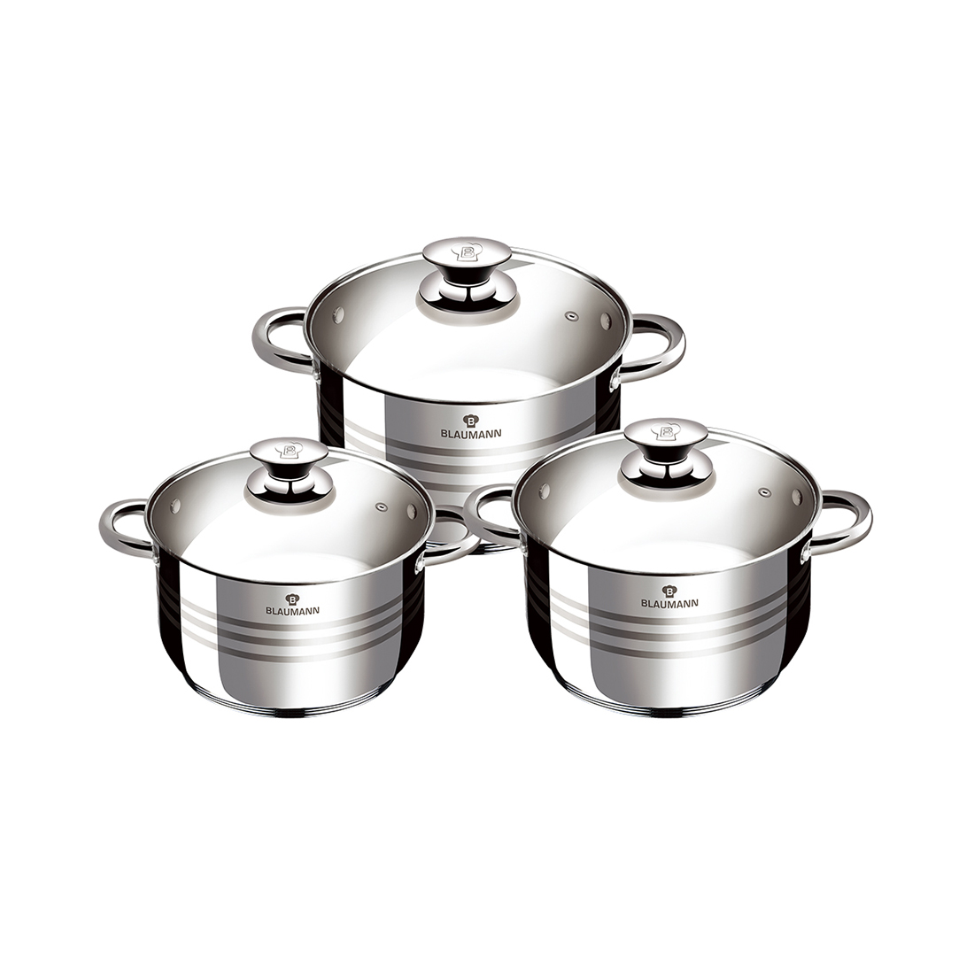 Blaumann 6-teiliges Kochtopf-Set Gourmet Line