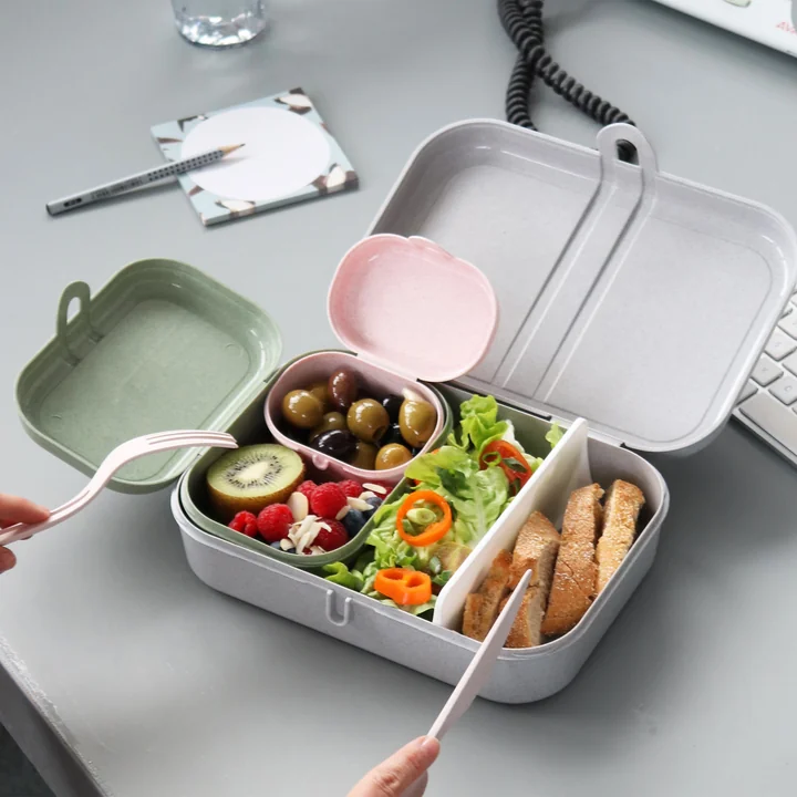 Koziol - Pascal S Lunchbox, nature flower blue