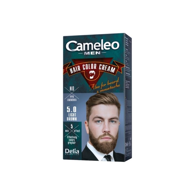 Delia Cameleo Men Haar- und Bartfärbemittel für Männer / 5 / Light Brown ml